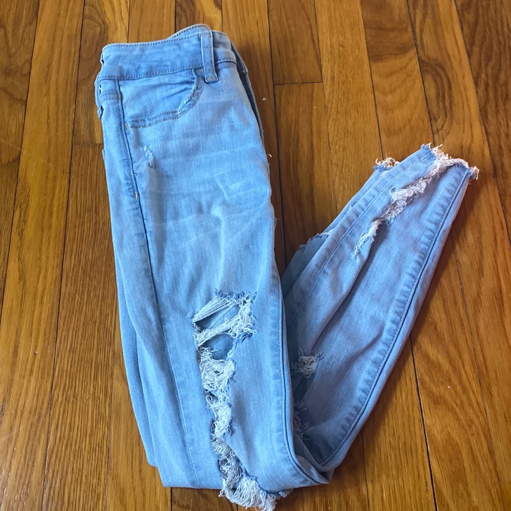 American Eagle Next Level Stretch Ripped Jeans